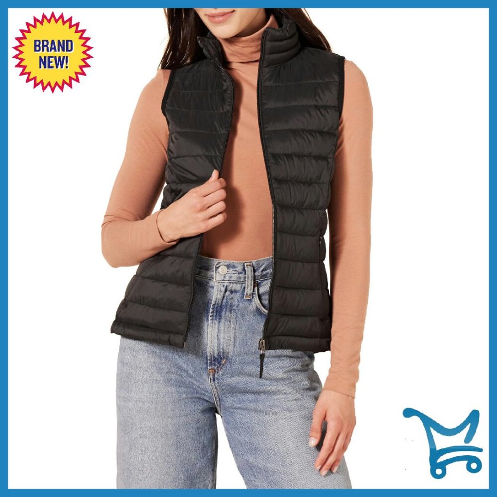 Lightweight Water-Resistant Packable Puffer Vest … - image 1